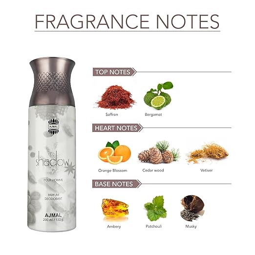 Ajmal Shadow Homme Deodorant 200ml
