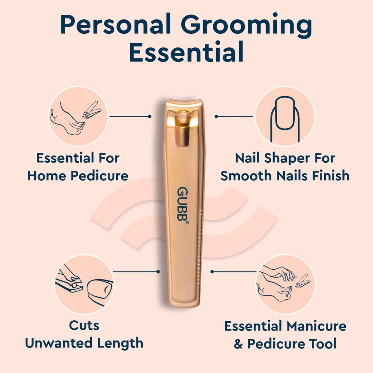 Gubb Nail Clipper Gold
