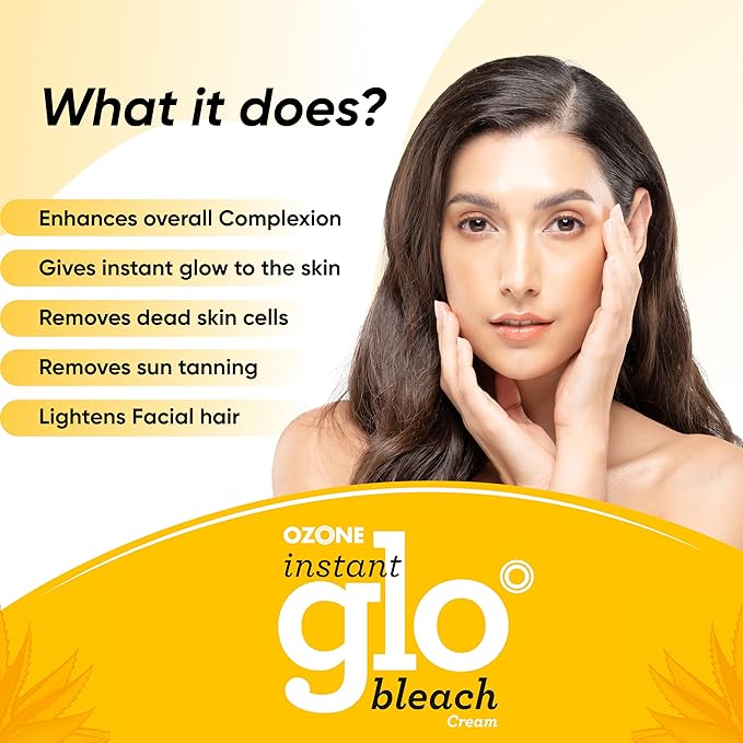 ozone Instant Glo Bleach Cream 250g