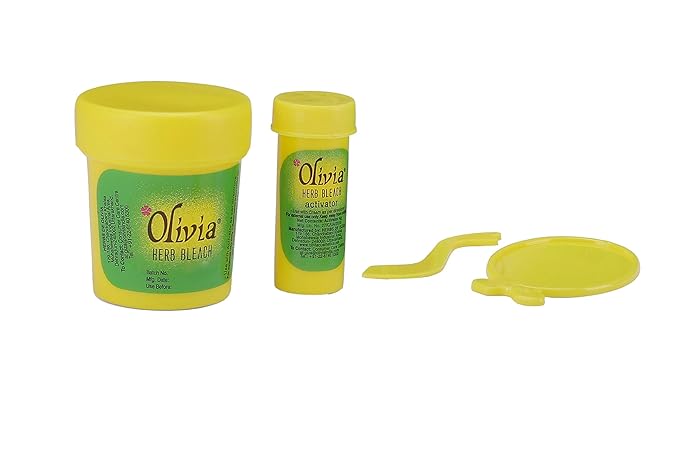 Olivia Herb Bleach for Sensitive Skin with Haldi, Chandan, Aloe Vera and Nimbu 30g