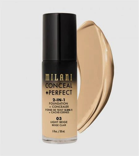 Milani Conceal+Perfect 2 In 1 Foundation+Concealer 30ml