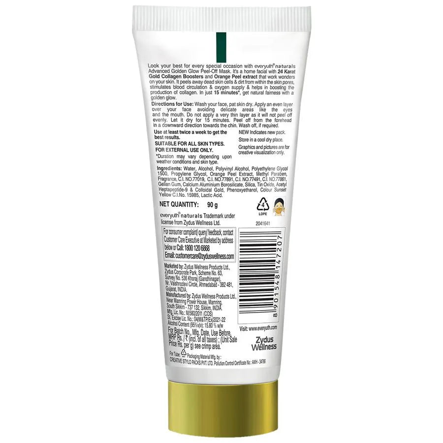 Everyuth Naturals Golden Glow Peel Off Mask 100gm