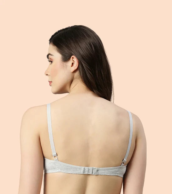 Enamor-A039 Perfect Coverage T-Shirt Bra - Supima Cotton Padded Wirefree Medium Coverage