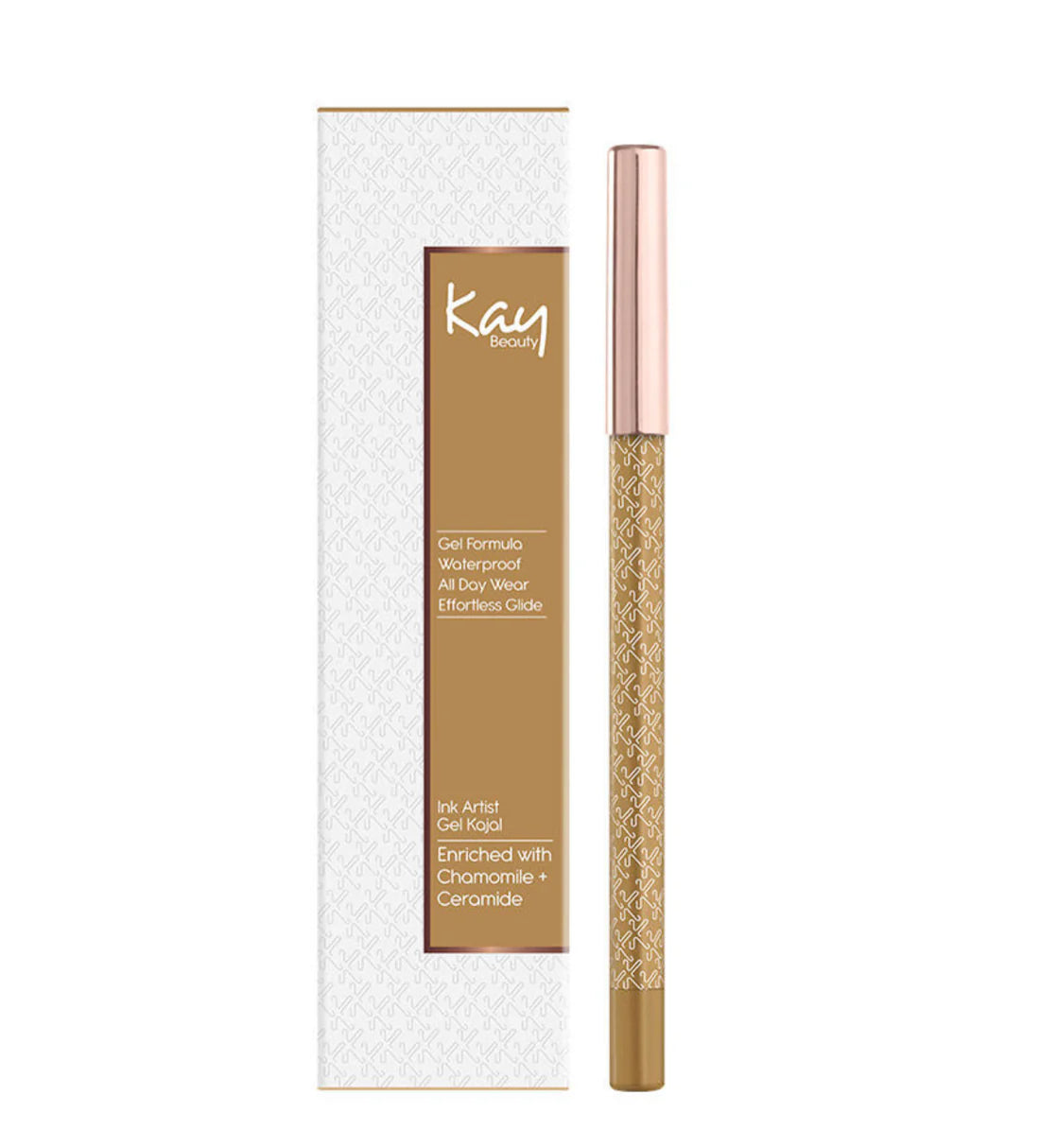 Kay Beauty Gel Formula Waterproof All Day Wear Effortless Glide Ink Artist Gel Kajal 1.2gm