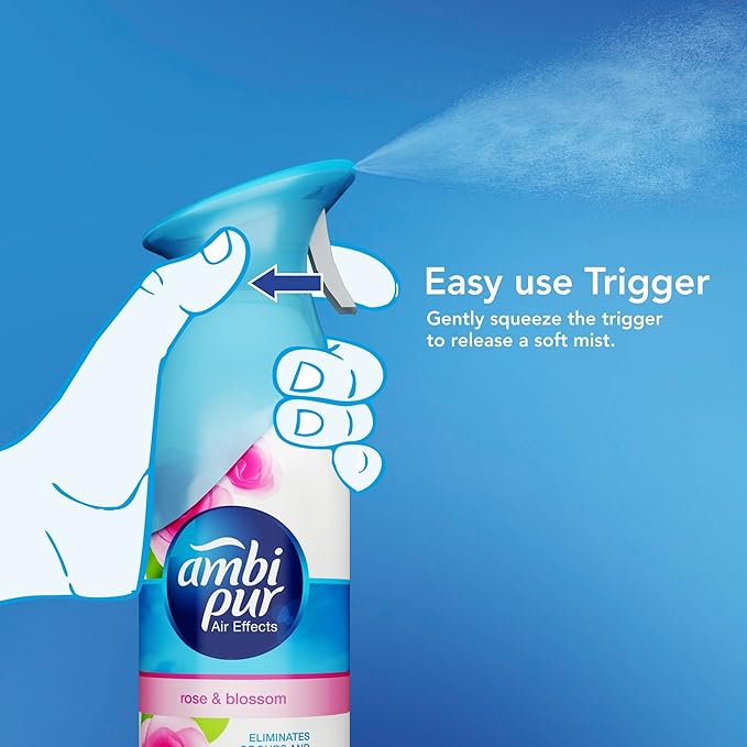 Ambi Pur Air Freshener Rose & Blossom 275ml