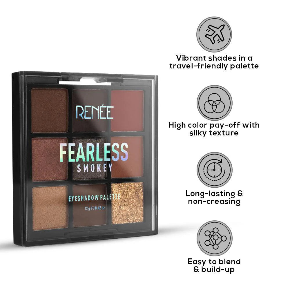 RENEE Fearless Eye shadow Palette 12gm