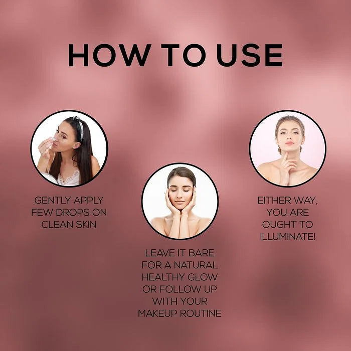 Renee Glass Glow Pre Makeup Oil Prep And Glow All Day 30Ml