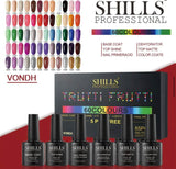 SHILLS PROFESSIONAl TRUTTI FRUTTI 65PCS GEL POLISH 5PCS FREE ( VONDH ) )