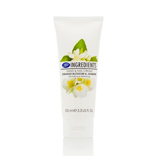 Boots Ingredients Hand & Nail Cream Orange Blossom & Jasmine 100ml