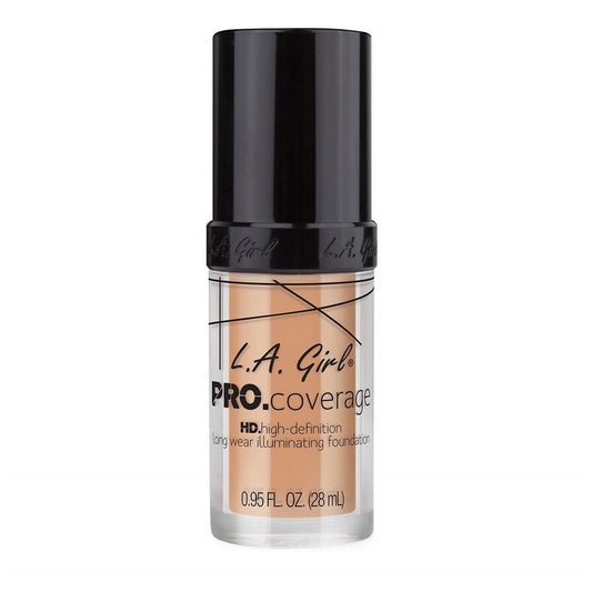 L.A. Girl pro coverage long wear illuminating foundation GLM 643-Porcelain 28ml