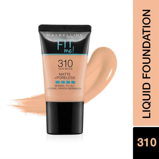 Maybelline New York Fit Me Matte+Poreless Liquid Foundation 18ml