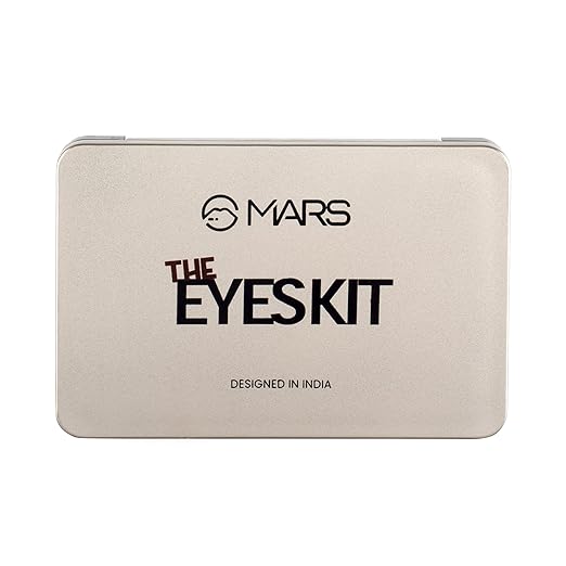 Mars The Eyes Kit With Eyebrow Pencile & Brush Black & Brown, 6.2g