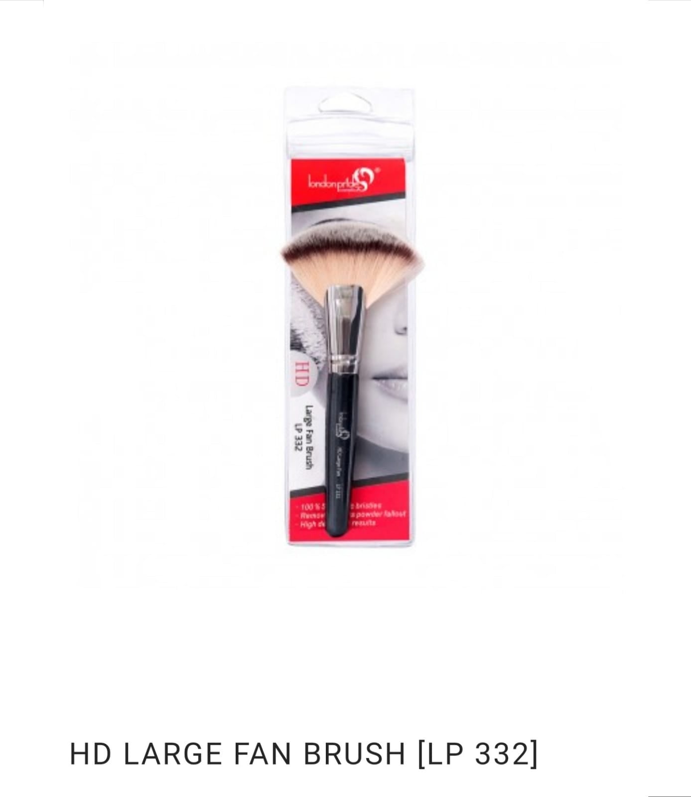 London Prime Cosmetics HD Large Fan Brush LP 332