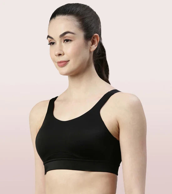 Enamor SB18 Convertible Back High Impact Bra - Padded - Wirefree