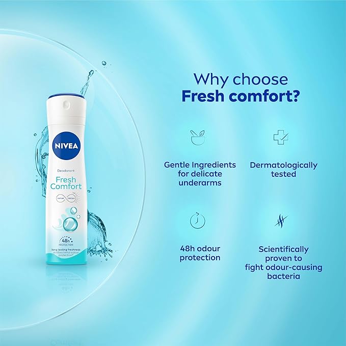 NIVEA Fresh Comfort Deodorant 150ml