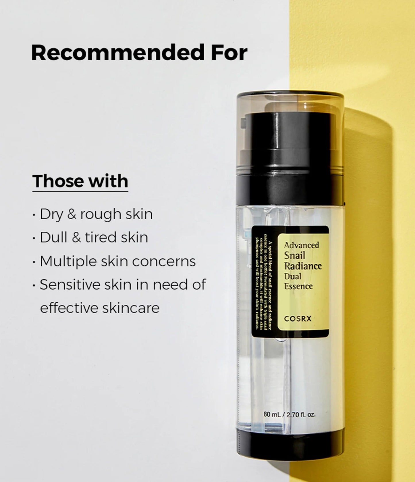 Cosrx Advanced Snail Radiance Dual Essence