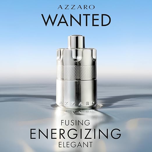 Azzaro Wanted Eau de Parfum 100 ml - Energizing & Intense Mens Cologne - Woody, Aromatic & Spicy Fragrance - Fresh Notes of Juniper Berries, Sage, Vetiver - Lasting Wear - Luxury Perfumes for Men