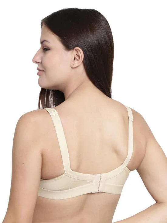 floret Women's Cotton Non-Padded Non-Wired Regular Crossfit Bra