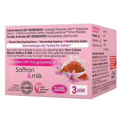 Fem Saffron & Milk Creme Bleach 24g