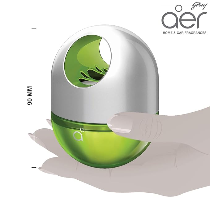 Godrej aer Twist Gel Car Air Freshener Fresh Lush Green 45g