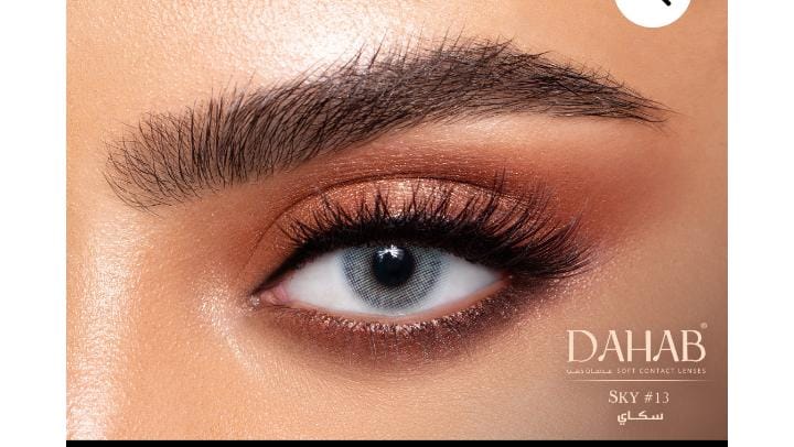 Dahab 10Ea Soft Contact Lenses Lumirere Hazel, Solitaire, Sabrin Gray Green, Sky, Cat Eye SPH  0.00