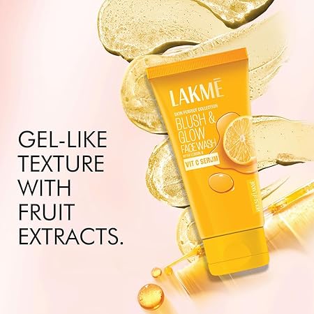 LAKMÉ Blush & Glow Exfoliating Face Wash With Vitamin C Serum 100g