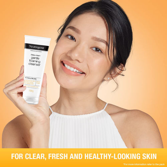 Neutrogena Deep Clean Gentle Foaming Cleanser 8% Amino Micellar 100gm