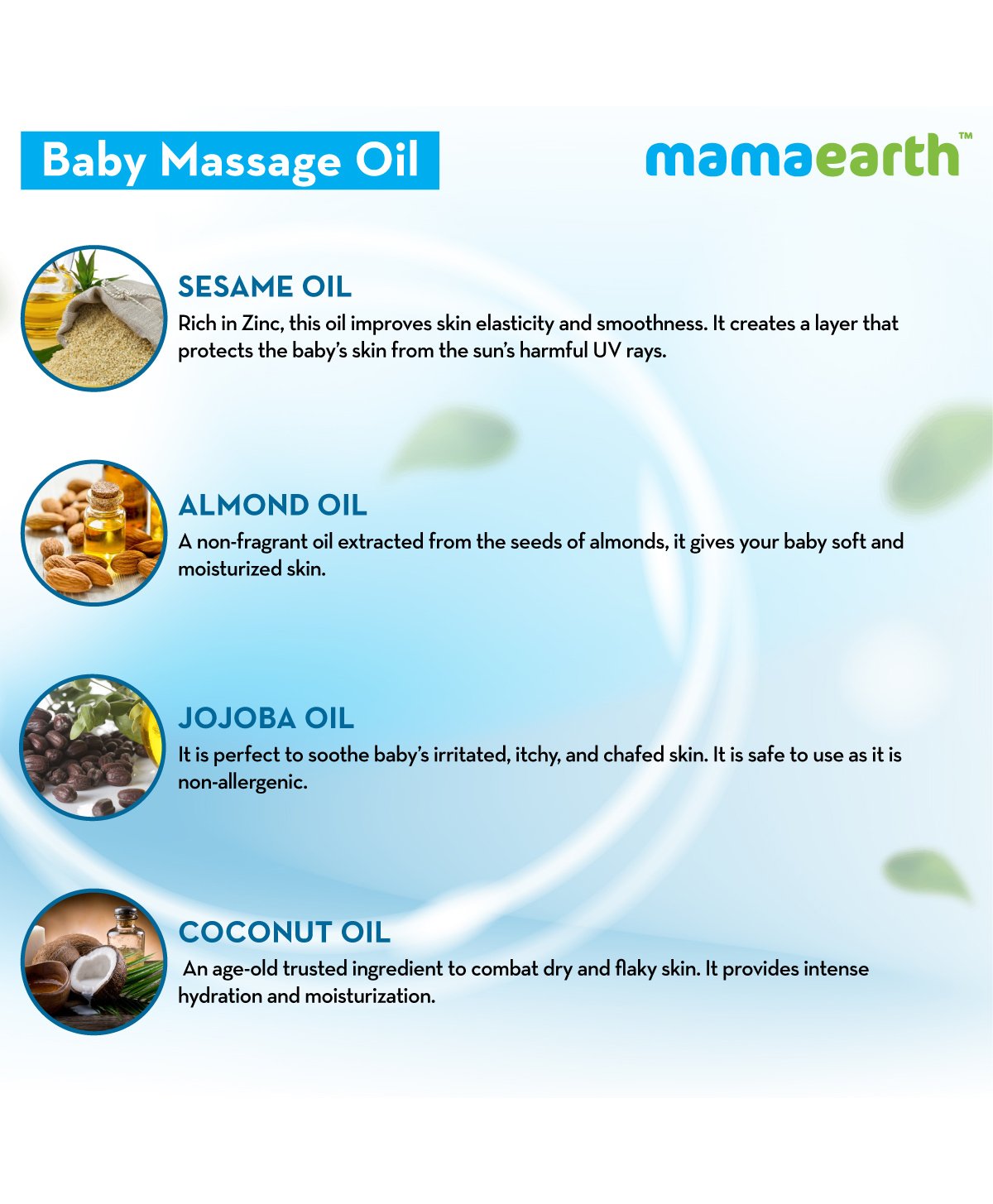 Mamaearth Soothing Massage Oil For Babies 200ml