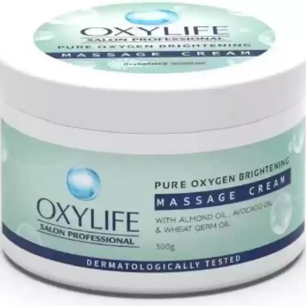 Oxylife Salon Professional Pure Oxygen Brightening Massage Cream 500g