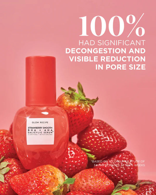 Glow Recipe Strawberry Smooth BHA+AHA Salicylic Serum 30ml