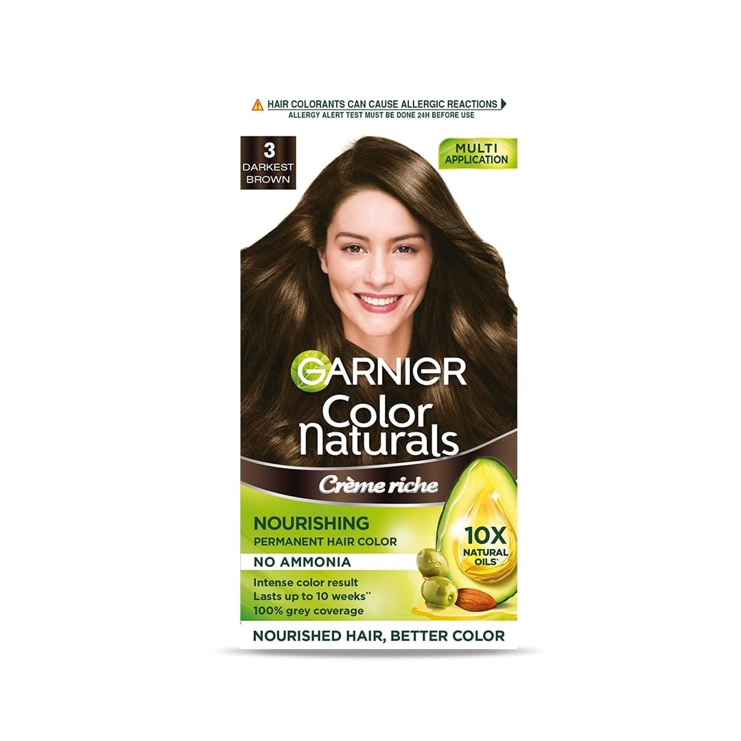 Garnier Color Naturals Creme Riche 3 Darkest Brown