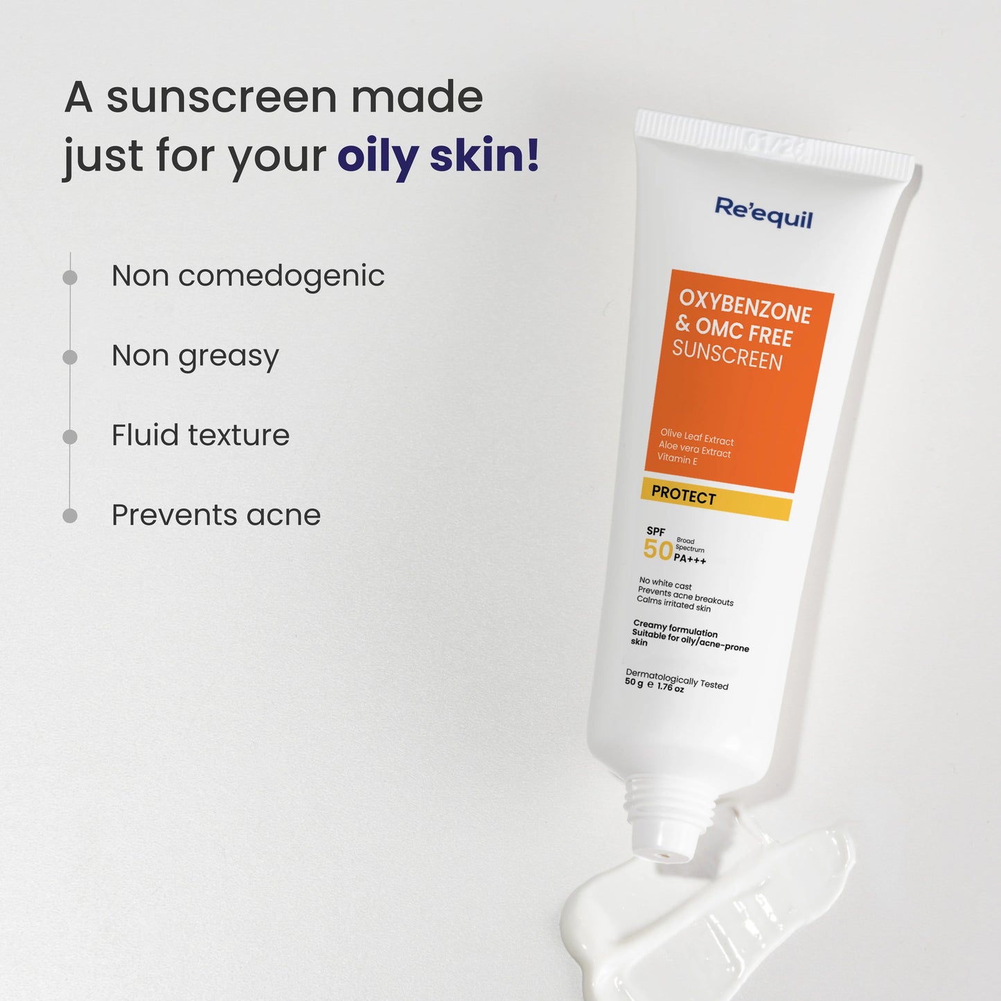 Re'equil Oxybenzone & OMC Free Sunscreen 50g