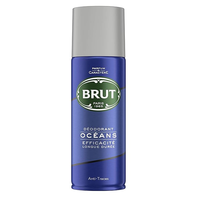 Brut Deodorant Oceans Efficacite Longue Duree For Men, 200ml