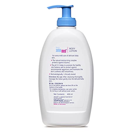 Sebamed Baby PH 5.5 Body Lotion For Delicate Skin With Camomile 400ml