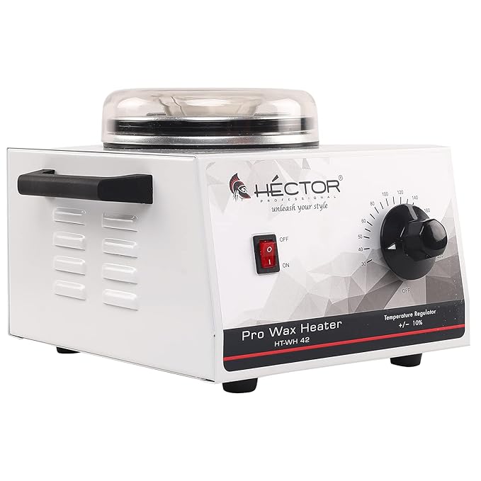 Hector Professional Wax Heater with Temprature control and single pot for Salon/Home use