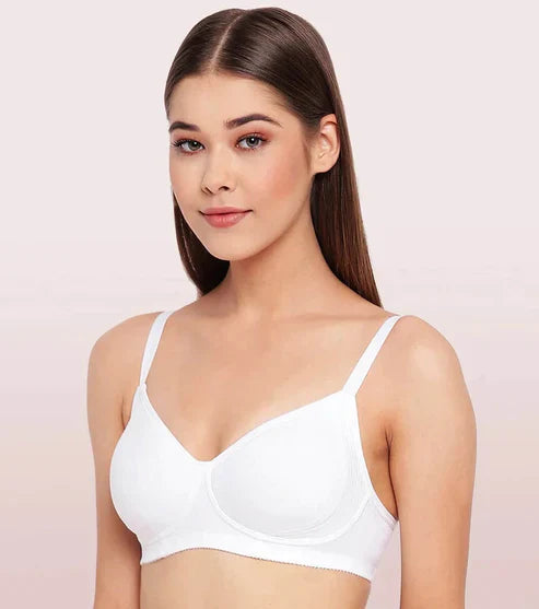 Enamor-A042 Side Support Shaper Classic Bra - Supima Cotton Non-Padded Wirefree