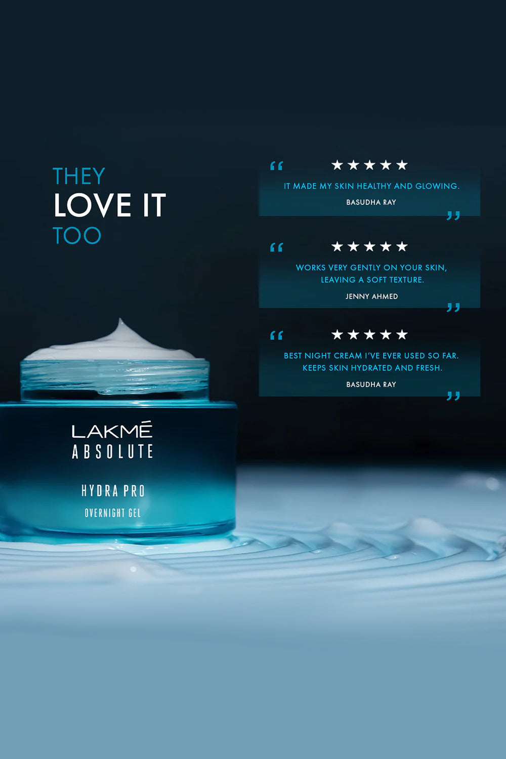 Lakme Absolute Hydra Pro Overnight Gel 50g