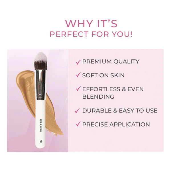 Plume DENSE TAPERED CONCEALER FOUNDATION BRUSH P20