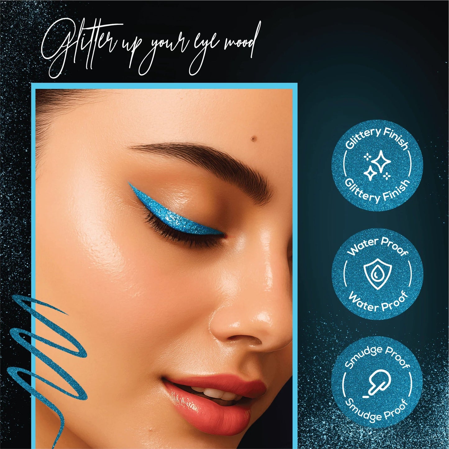 RENEE Glitterish Eyeliner 0.6ml