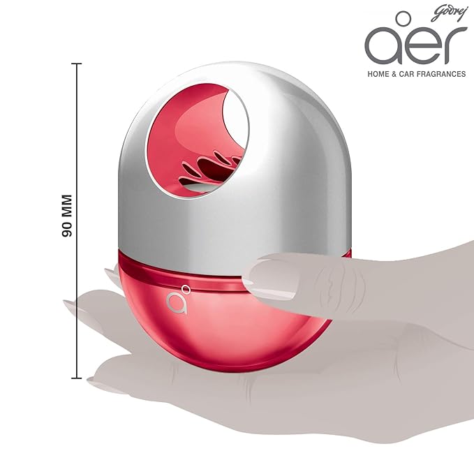 Godrej aer Twist Car Air Freshener Gel | Car Accessories | Petal Crush Pink 45g
