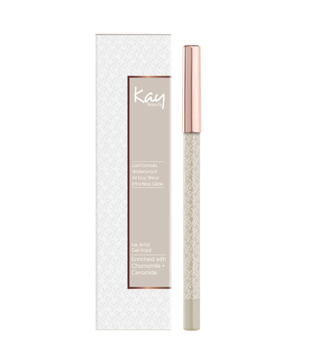 Kay Beauty Gel Formula Waterproof All Day Wear Effortless Glide Ink Artist Gel Kajal 1.2gm