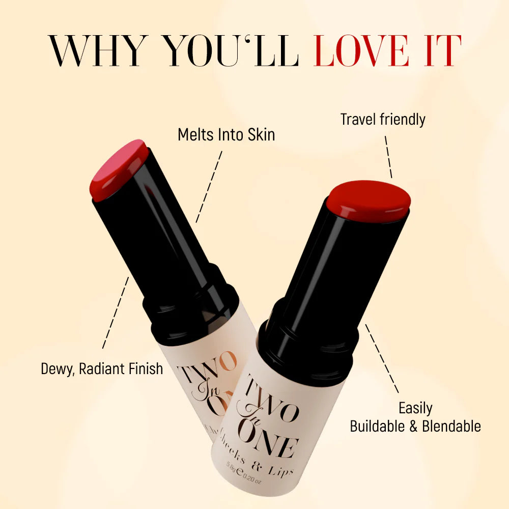 Character Cosmetics Two In One - Cheeks & Lips 6g