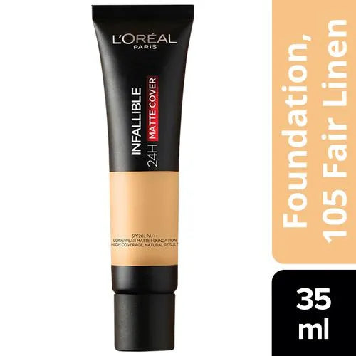 Loreal Paris Liquid Foundation - Infallible 24H Matte Cover, 35 ml