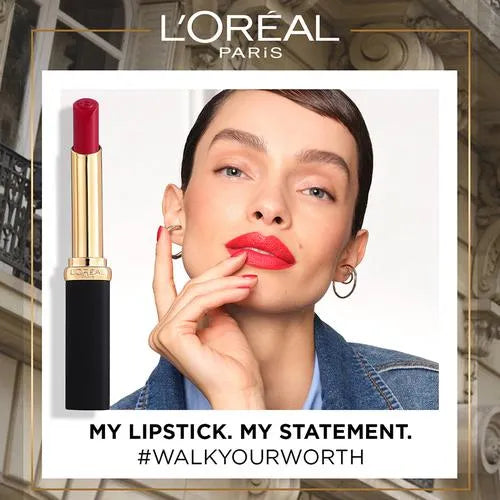 Loreal Paris Color Riche Intense Volume Matte Lipstick - With Hyaluronic Acid, 1.8 g 276 La Leather Liberated