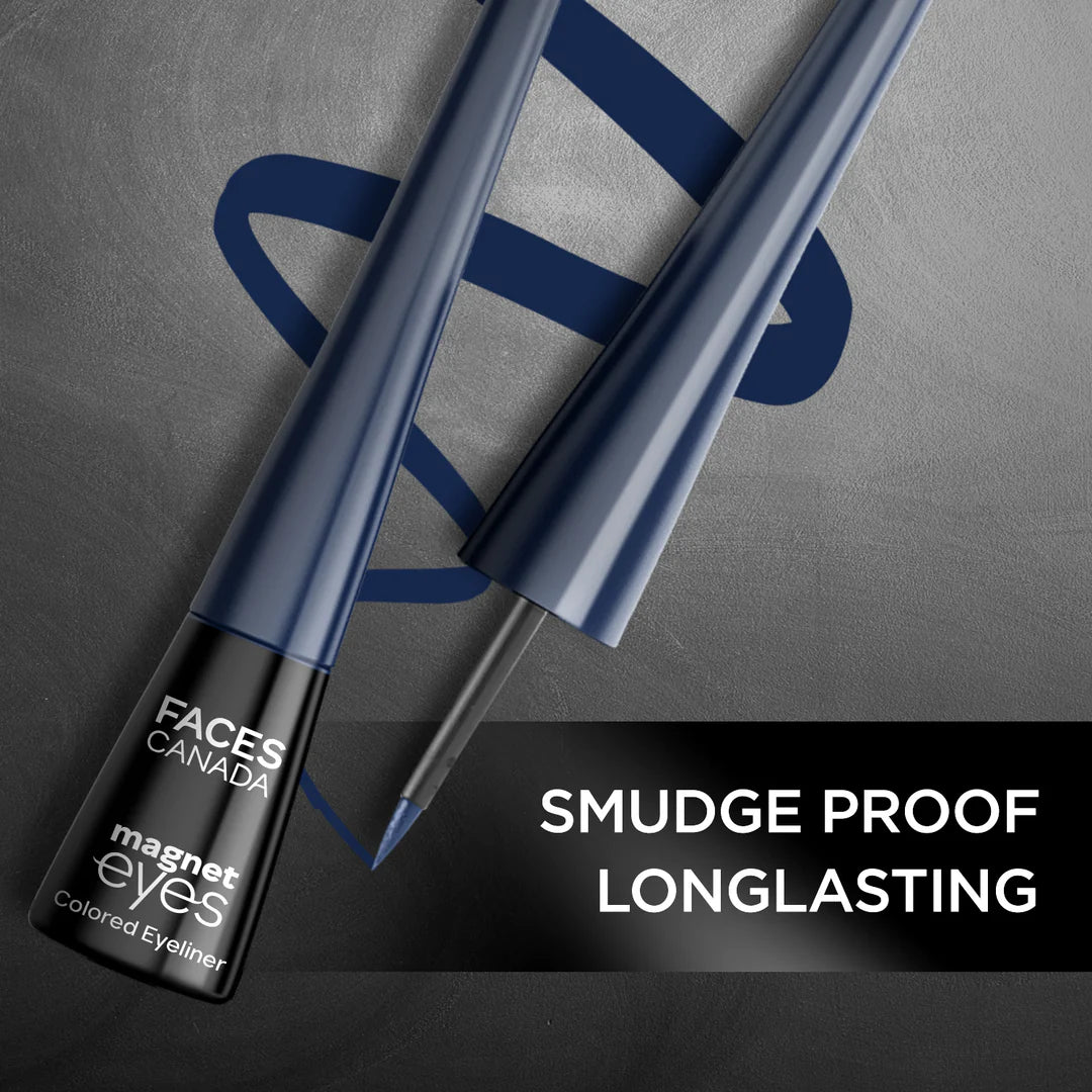 Faces Canada Magneteyes Colored Eyeliner 24hr Water Resistant Almond Extract 4ml