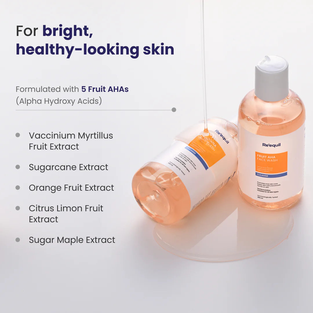 Re'equil Fruit AHA Face Wash 200ml
