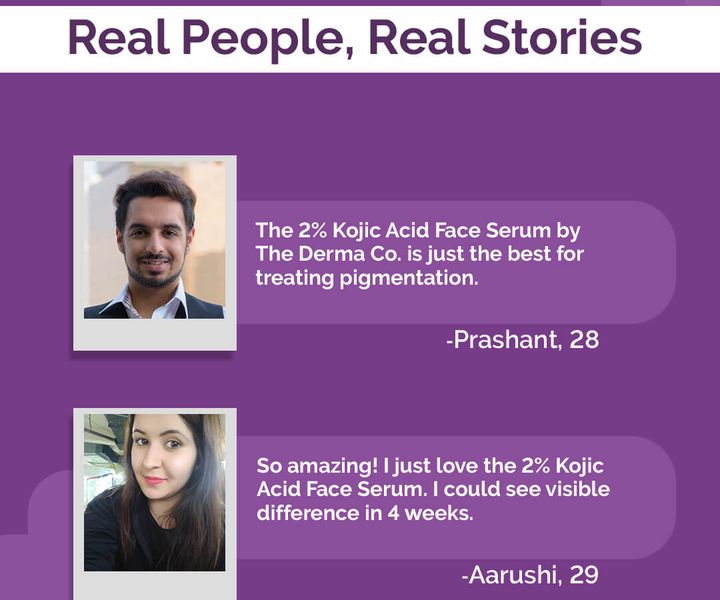 The Derma co 2% Kojic Acid Face Serum with 1% Alpha Arbutin & Niacinamide - 30 ml