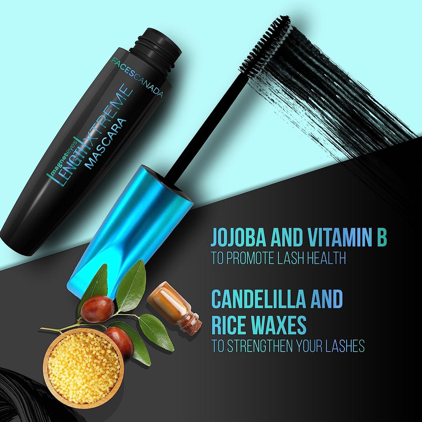 Faces Canada Magneteyes Xtreme Mascara Instant Longer Lashes 8ml