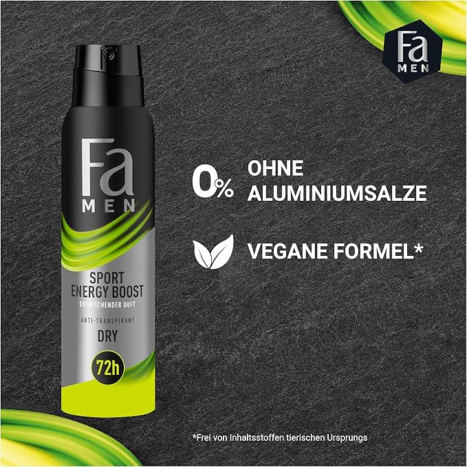 Fa Men Deo Spray Sport Energy Boost 72h 150ml