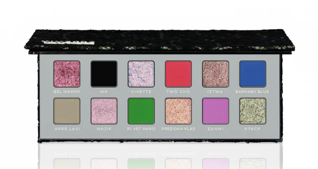 Adept Cosmetics Eyeshadow And Pressed Pigment Palette Vivette Ingredients 15g